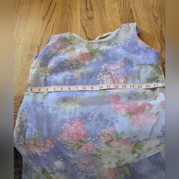 Vintage R&K Originals Cottagecore Fairycore Floral Midi Dress Size 10 - Picture 8 of 8